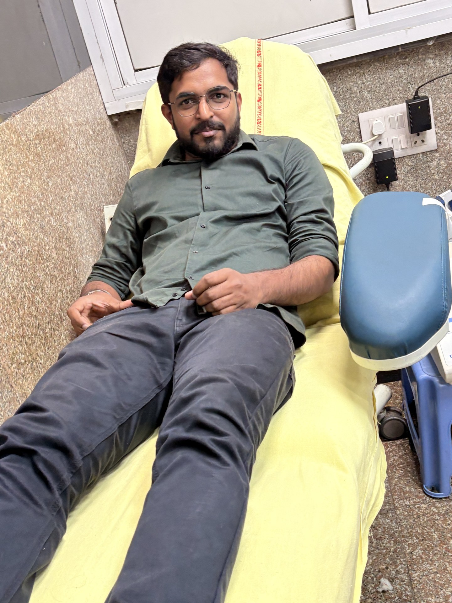 माँ कोटेश्वरी ट्रस्ट सदस्यों द्वारा रक्तदान एम्स नई दिल्ली - 4 अक्टूबर