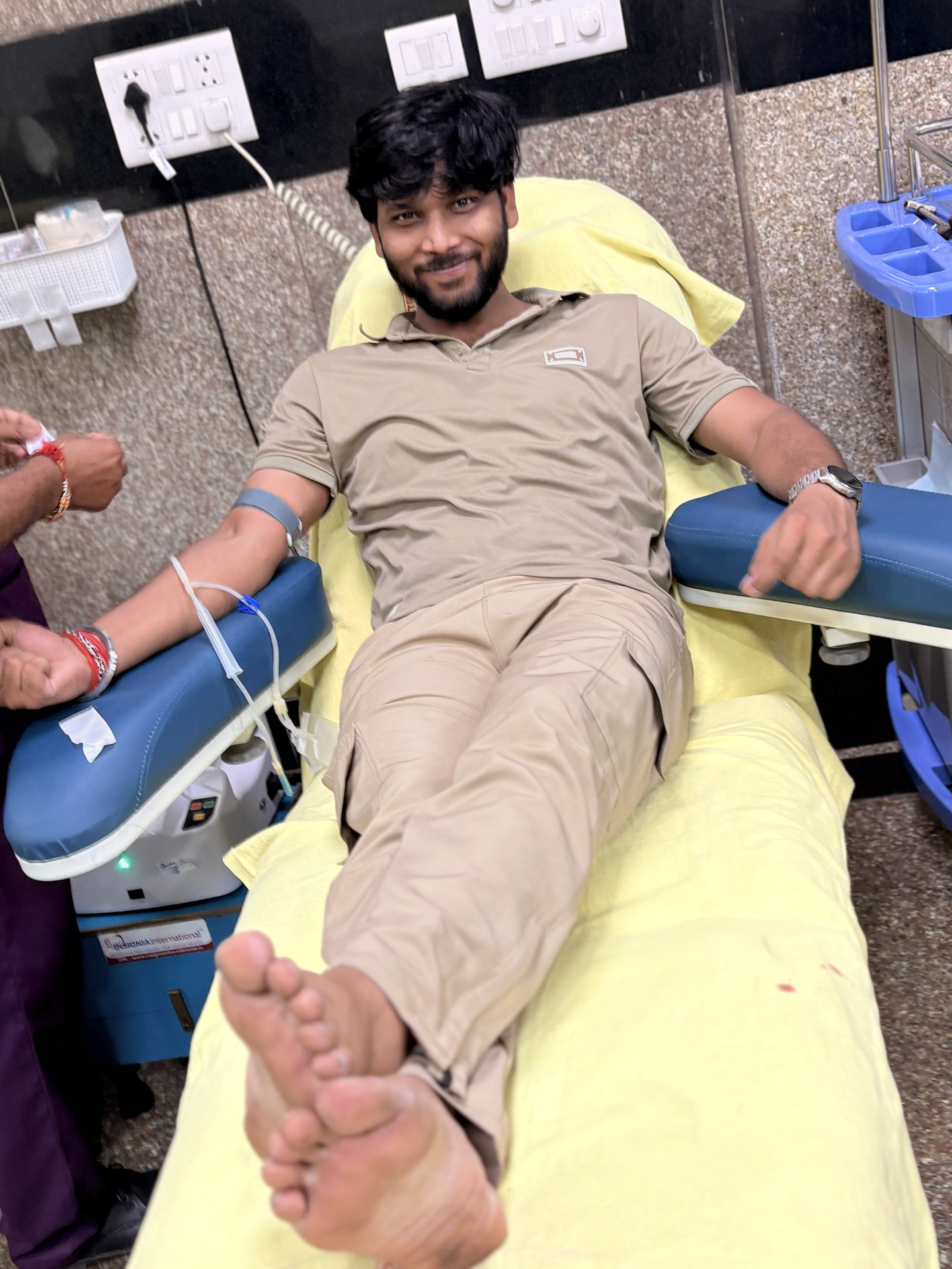 मुस्कान के साथ रक्तदान सेवा एम्स दिल्ली